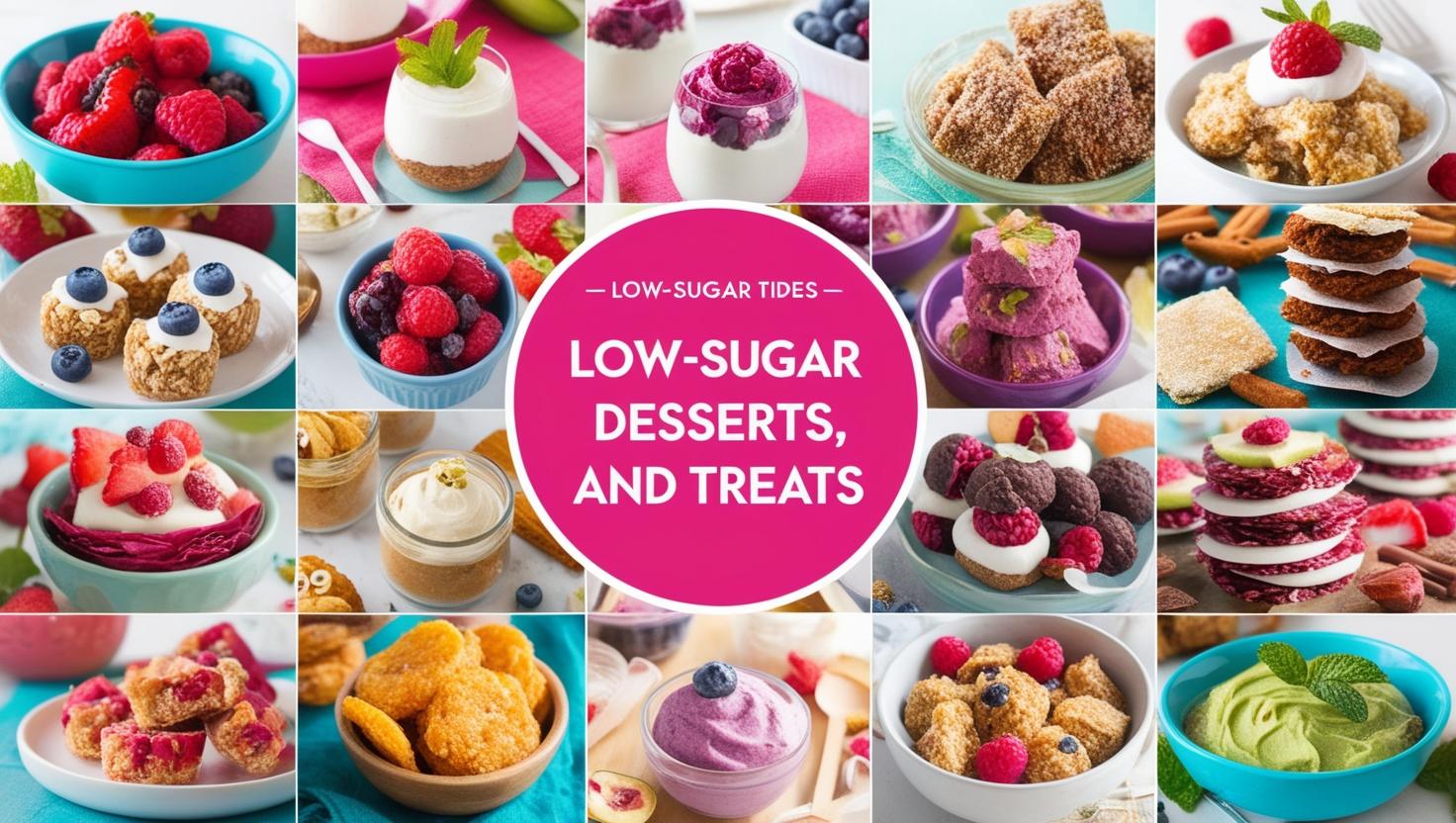 Low sugar desserts and snacks recipes for diabetics