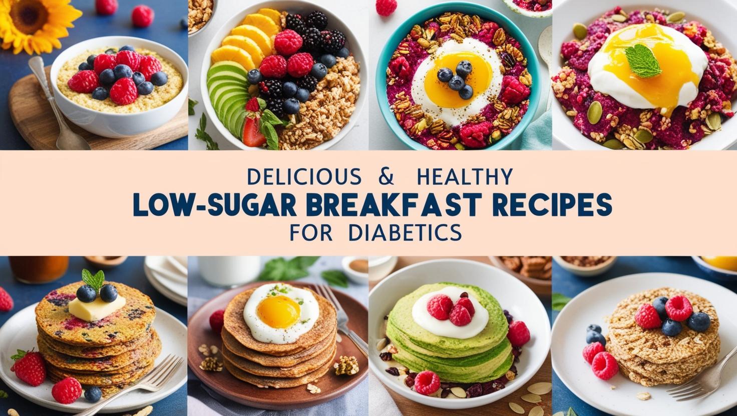 Delicious and Healthy Low Sugar Breakfast Recipes for Diabetics
