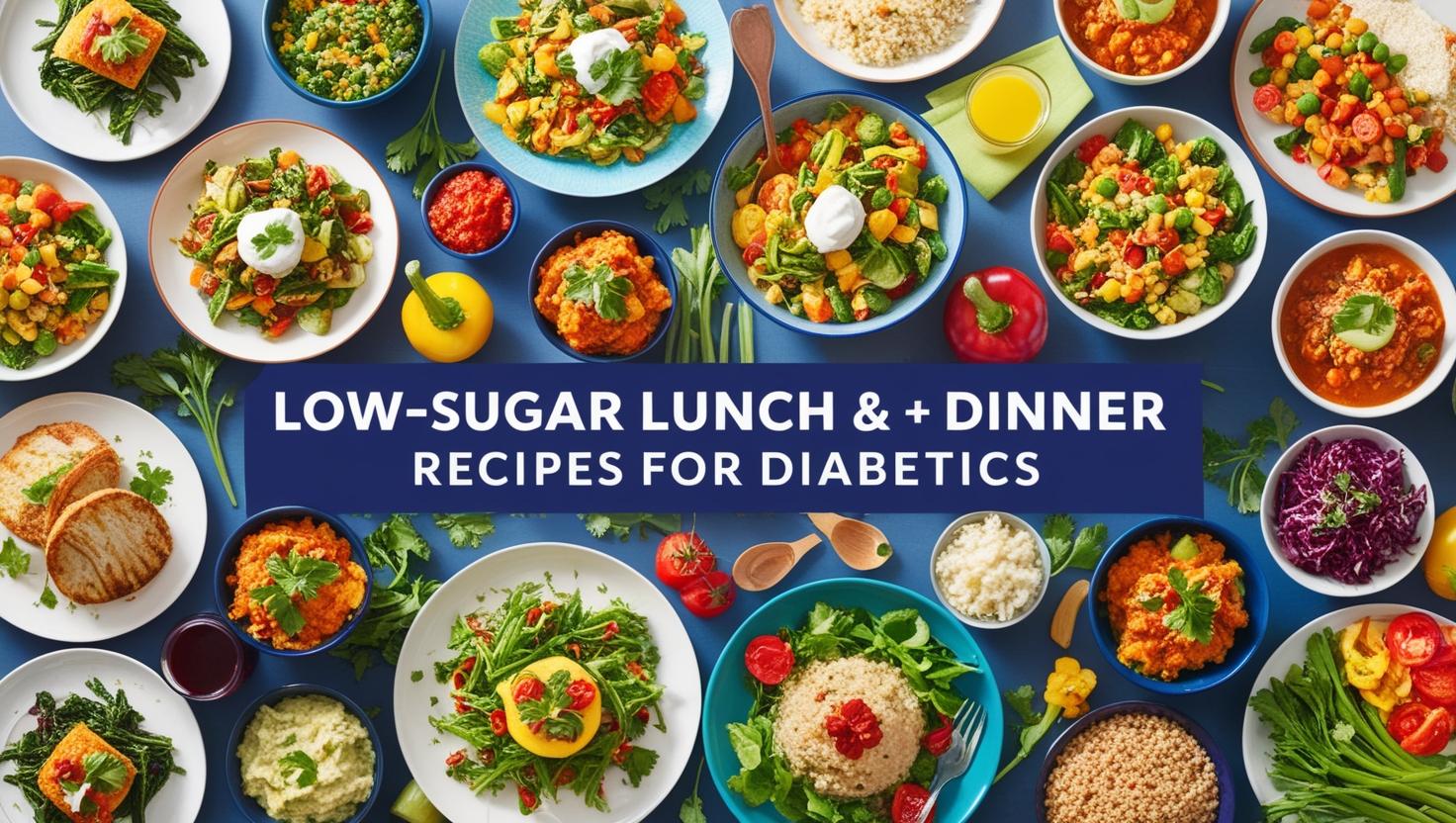 Low sugar lunch and dinner recipes for diabetics